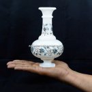 Exclusive Marble Vase Pauashell Inlay Floral Gemstones Living Room Decor H5575
