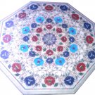 20" Marble Coffee Table Top Rare Inlay Marquetry Living Room Mosaic Home Decor 20" Marble Coffee Table Top Rare Inlay Marquetry Living Room Mosaic Home Decor