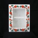 White Marble Mosaic Photo Frame Hakik Floral Marquetry Art Inlay Home Decor Gift White Marble Mosaic Photo Frame Hakik Floral Marquetry Art Inlay Home Decor Gift