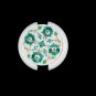 Marble Personalized Coasters Elegant Malachite Inlaid Kitchen Table Gift H5550