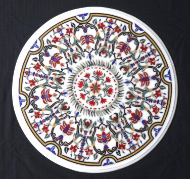 36" Marble Dining Coffee Table Top Floral Art Beautiful Floral Patio Home Decor