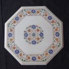 16"Marble Hakik Lapis Coffee Dining Table Top Marquetry Decorative Furniture Art