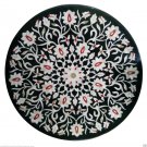 42" Marble Dining Table Top Mosaic Inlay Floral Ornate Living Room Decor H904B