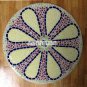 18'' White Marble Side Coffee Table Top Mosaic Precious Stone Art Kitchen Decor
