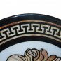 30" Marble Coffee Table Top Rare Gemstone Lion Face Mosaic Inlay Hallway Decor