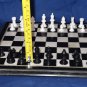 11" Black Marble Chess Black & White Board Traditional Handmade Play Gifts Decor