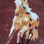 3 PCS Holesale Lot Size 18" Marble Coffee Table Top Pietra Dura Running Horse