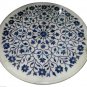 30"x30" Marble Corner Coffee Table Top Rare Inlaid Special Lapis Decor H916A