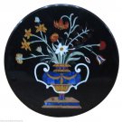 30" Marble Indian Trophy Flower Vase Coffee Tables Top Handmade Art Garden Decor