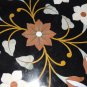 23.5" Black Round Marble Top Side Table Gifts Home Decor With Stand Hallway Art