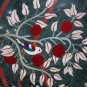 36" Green Marble Top Coffee Table Semi Precious fruits Birds Mosaic Floral Arts