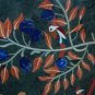 36" Green Marble Top Coffee Table Semi Precious fruits Birds Mosaic Floral Arts