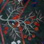36" Green Marble Top Coffee Table Semi Precious fruits Birds Mosaic Floral Arts