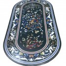 Size 4'X2' Marble Dining Table Top Rare Inlay Pietradure Mosaic Home Decor H930