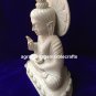 15.5" Buddha Carving Natural Soap Stone Marble Carved Handmade Collectible Decor
