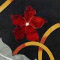 24" Black Table Top Unique Coffee Handmade Marquetry Garden Outdoor Decorative