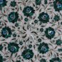 18" Marble inlay Malachite coffee Side Table Lazysusan vintage Living Room Decor
