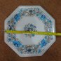12" Marble Coffee Turquoise Diningtable Top Peacock Pietra Dura Elephant Art