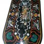 3'x2' Marble Dining Table Top Inlaid Peacock Home Peak Holiday Gifts Decor H948