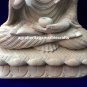 12" Natural Soap Stone Marble Buddha Carved Handmade Collectible Decor Worship