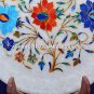 9" Beautiful Marble Dish Plate Multi Mosaic Inlaid Stone Occasional Decor H5431A