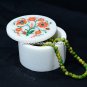 4"x2" Personalized Jewelry Marble Box Hakik Floral Inlay Hallway Decor H5465A