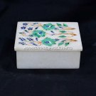 4"x3"x2" Fine Marble Designer Box For Girls Mosaic Malachite Floral Decor H5483 4"x3"x2" Fine Marble Designer Box For Girls Mosaic Malachite Floral Decor H5483