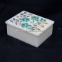 4"x3"x2" Fine Marble Designer Box For Girls Mosaic Malachite Floral Decor H5483