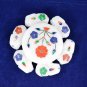 5"x1.5" Modern Marble Beautiful Box Marquetry Inlay Arts Special Decorate H5533A