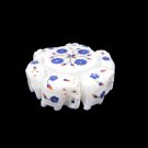 5"x5" Beautiful Marble Storage Box Lapis Inlay Stone Elephant Art Decor H5542A 5"x5" Beautiful Marble Storage Box Lapis Inlay Stone Elephant Art Decor H5542A