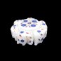 5"x5" Beautiful Marble Storage Box Lapis Inlay Stone Elephant Art Decor H5542A