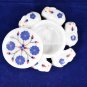 5"x5" Beautiful Marble Storage Box Lapis Inlay Stone Elephant Art Decor H5542A