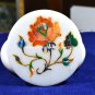 Precious Hakik Floral Marble Adorable Tea Coaster Set Inlay Stunning Decor H5552