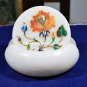 Precious Hakik Floral Marble Adorable Tea Coaster Set Inlay Stunning Decor H5552