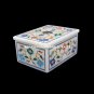 4"x3"x2" Marble Jewelry Gift Box For Women Multi Inlay Stone Mosaic Decor H5511
