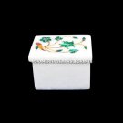 2"x1.5" Marble Personalized Jewelry Box Malachite Inlay Stones Home Decor H5516 2"x1.5" Marble Personalized Jewelry Box Malachite Inlay Stones Home Decor H5516