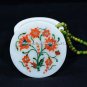 3"x2" Attractive Marble Trinket Box Hakik Collectible Inlay Stones Decor H5465
