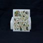 4"x3" Exclusive Marble Designer Box Abalone Inlaid Precious Stones Decor H5471
