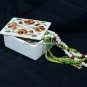 4"x3"x2" Indian Marble Custom Jewelry Box Hakik Precious Inlay Home Decor H5478