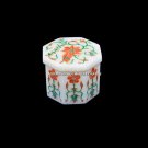 2"x1.5" Accent Marble Hakik Floral Beautiful Antique Inlay Box Home Decor H5510