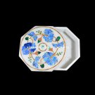5"x5" Marble Decorative Marquetry Box Inlay Turquoise Stones Arts Decor H5546A 5"x5" Marble Decorative Marquetry Box Inlay Turquoise Stones Arts Decor H5546A