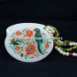 4"x3" White Marble Jewelry Gift Box Hakik Floral Inlay Parrot Best Decor H5469