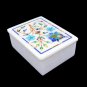4"x3"x2" Adornment Marble Jewelry Box Handmade Mosaic Inlay Art Gift Decor H5479