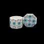 2"x1.5" Octagon Marble Designer Box Turquoise Inlaid Bedroom Arts Decor H5509