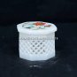 3"x3" Filligree Marble Jewelry Box Hakik Precious Inlay Stones Gift Decor H5515A