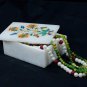 4"x3"x2" Marble Jewelry Box Hakik Floral Collectible Inlay Occasional Gift H5524