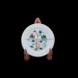5" Marble Floral Plate Gemstone Marquetry Inlay Art Kitchen Interior Decor H5427