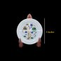 5" Marble Floral Plate Gemstone Marquetry Inlay Art Kitchen Interior Decor H5427