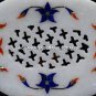Designer Marble Soap Dish Decorative Inlay Floral Bathroom Accessories Art H5578