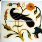 3"x3" Indian Marble Designer Jewelry Box Peacock Arts Inlaid Floral Decor H5468A